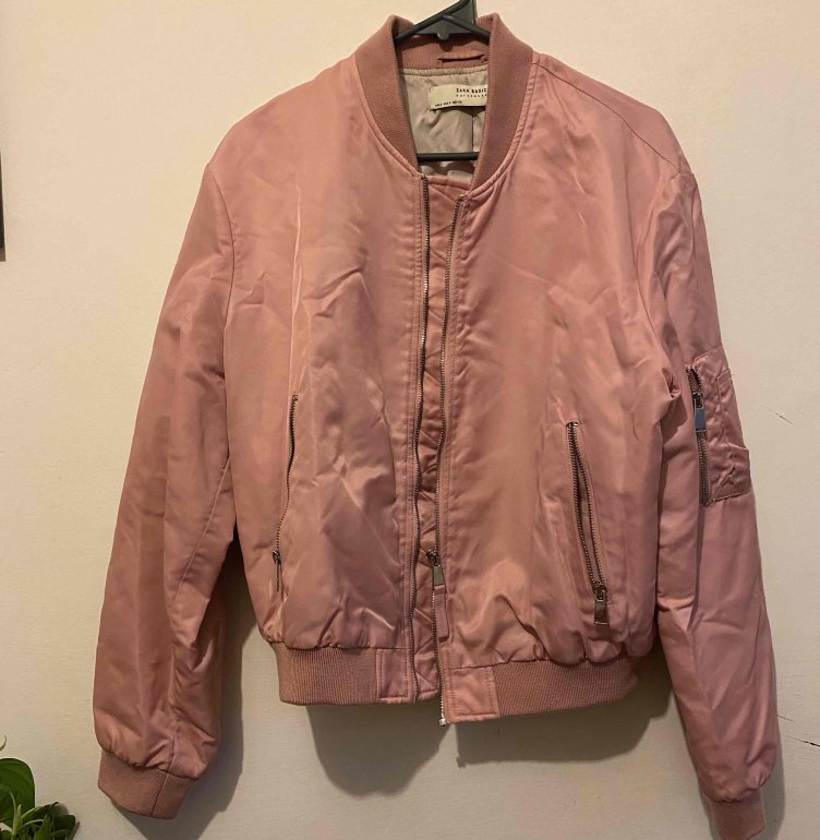 Bomber rosa Zara de segunda mano - GoTrendier