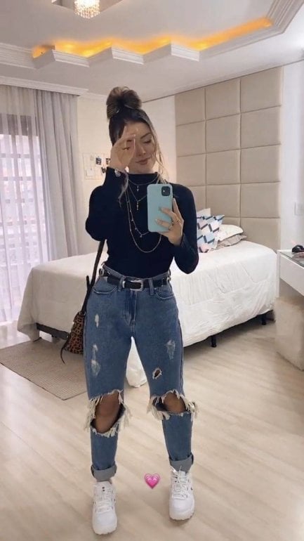 JEANS PESPUNTE CONTRASTE - Vertiche