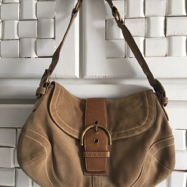 Bolsa Coach Gamuza Vintage de segunda mano - GoTrendier