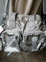 Bolsa Kipling plata de segunda mano - GoTrendier