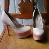 Zapatos tacon sahara de Zara de segunda mano - GoTrendier