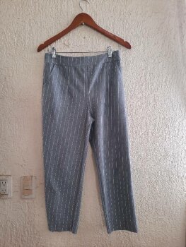 Pantalón rayado - blanco — Lolita