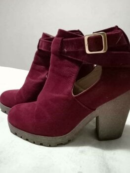 Botines Capa de Ozono rojos de segunda mano - GoTrendier