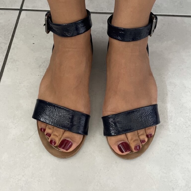 Huaraches de charol de Zara de segunda mano - GoTrendier