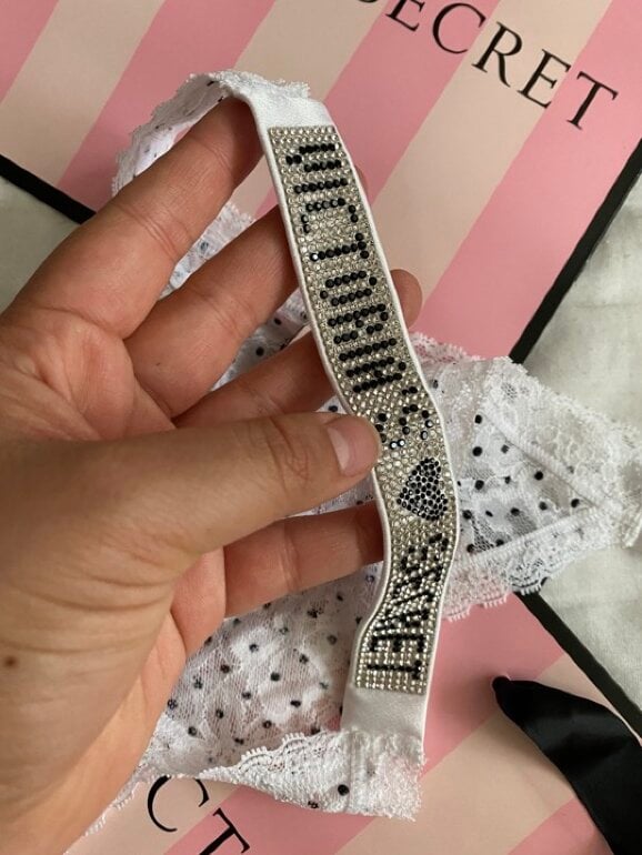 Bra Calzon Victoria Secret Con Piedras Pedrería Victoria Secret