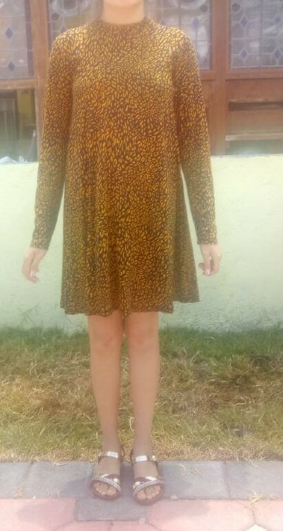 Vestido animal print Pull & Bear de segunda mano GoTrendier