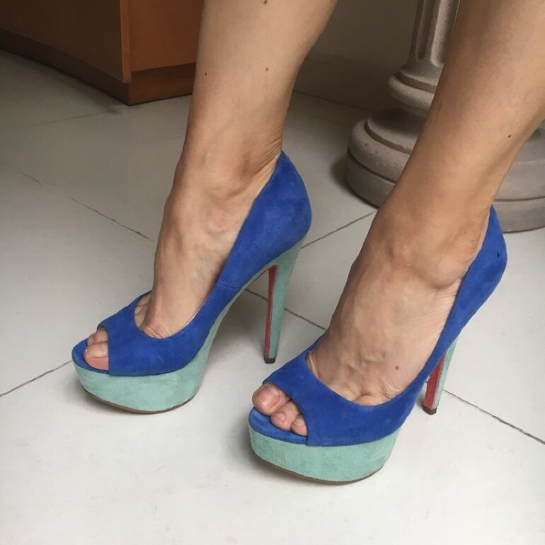 Sandalias azul rey boutique 9 de segunda mano - GoTrendier