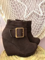 Botines plataforma plana de Todo Moda de segunda mano - GoTrendier