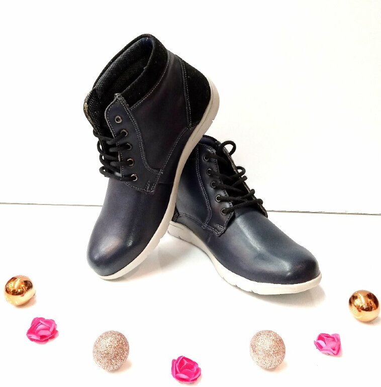 FLEXI. botines piel azul cenizo confort de segunda mano - GoTrendier