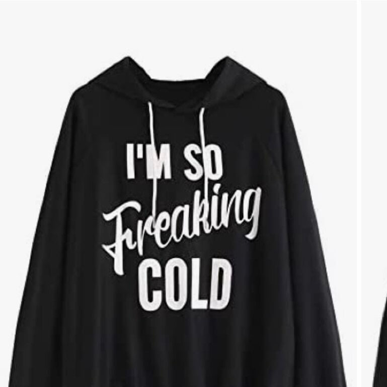 Sudadera negra con gorro de sweaty rocks de segunda mano - GoTrendier