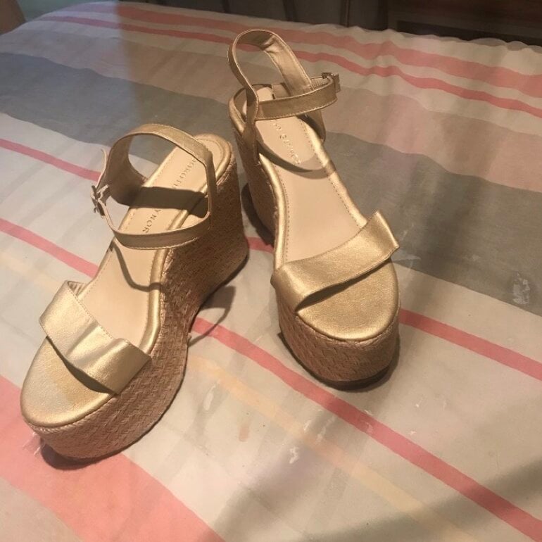 zapatos pedro miralles dorados