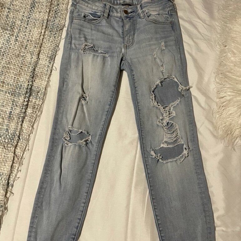 Jeans American eagle rotos de American Eagle Outfitters de segunda mano -  GoTrendier