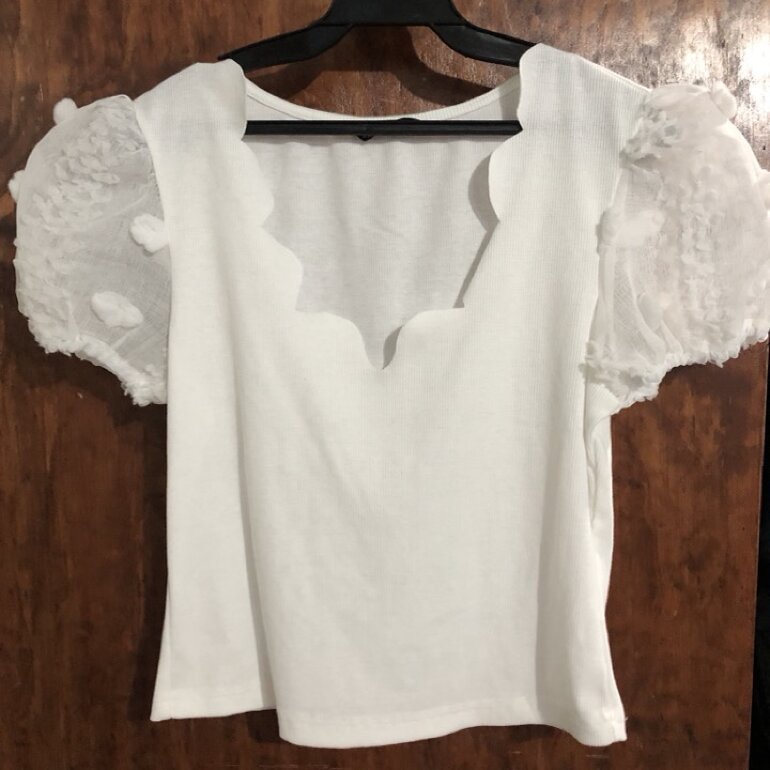 Blusa Blanca Shein Talla S | Tunic Store
