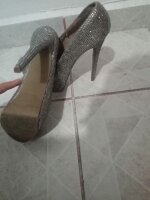 Zapatillas Plateadas altas de plataforma de Steve Madden de segunda mano -  GoTrendier