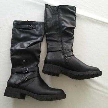 Bota de piso alta de American rag de segunda mano - GoTrendier