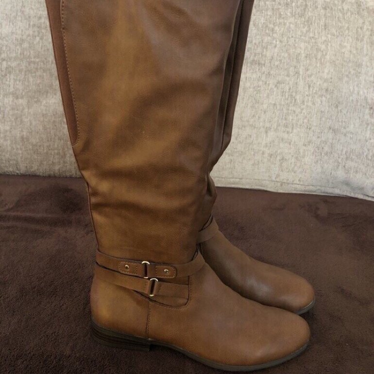 Bonitas botas largas café de Style \u0026amp; Co de segunda mano - GoTrendier