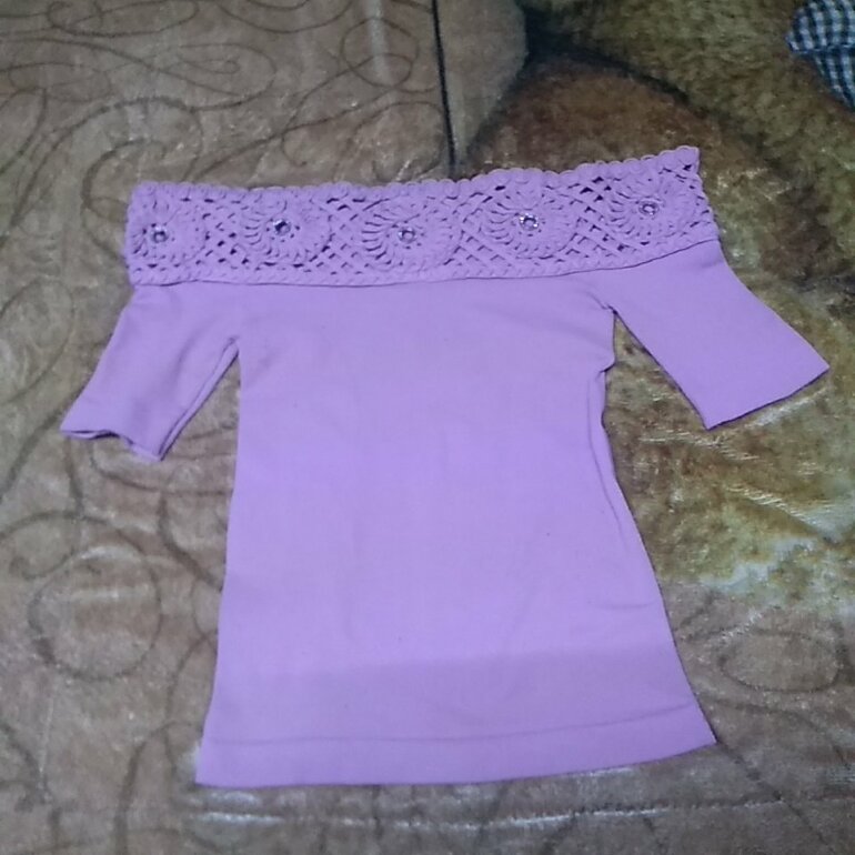 Blusa color rosa palo de Mango de segunda mano - GoTrendier
