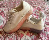 Tenis plataforma 25.5 pull and bear de Pull \u0026amp; Bear de segunda mano -  GoTrendier