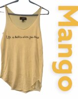 Blusa amarilla mango de segunda mano - GoTrendier