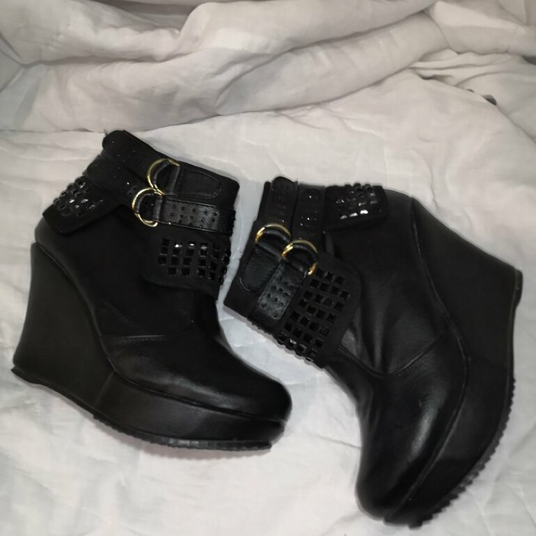 Zapatería Destroyer Botas Tacon Puente Para Dama Botines Tacon 24