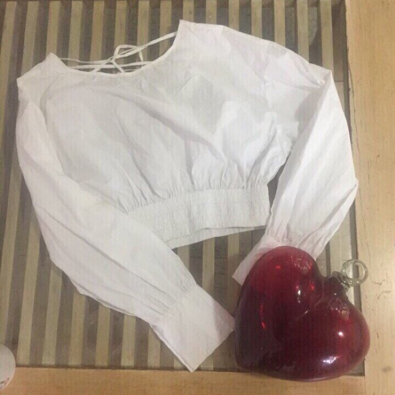 Blusa campesina Zara de segunda mano GoTrendier