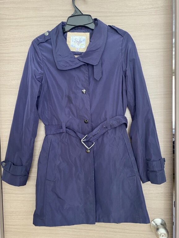 Gabardina moderna con corte asiluetado Shyla T8594/Contemporáneo/Gabardina  | Walmart en línea