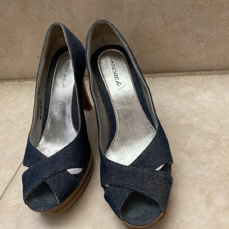 Zapatillas de mezclilla ANDREA de segunda mano - GoTrendier