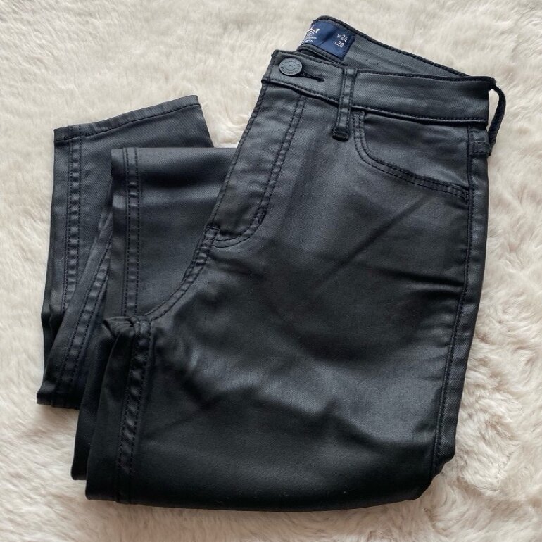 Jeans tipo piel Hollister de segunda mano - GoTrendier