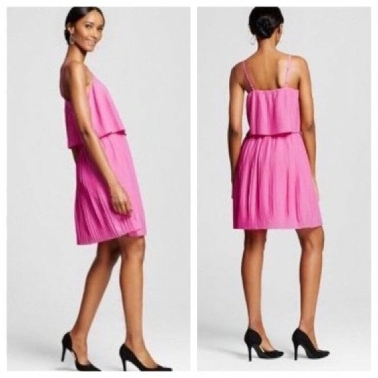 Vestido rosa marca Merona de segunda mano - GoTrendier