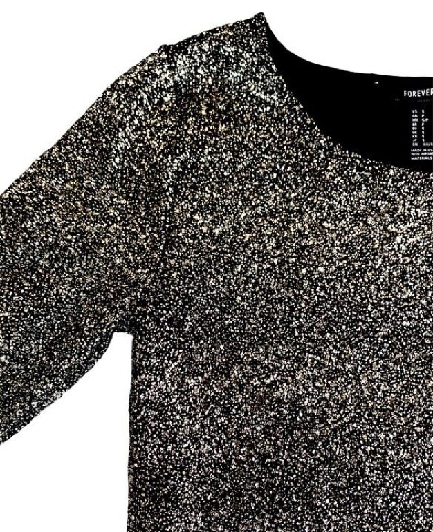 Blusa Top Forever 21 Brillos de segunda mano GoTrendier