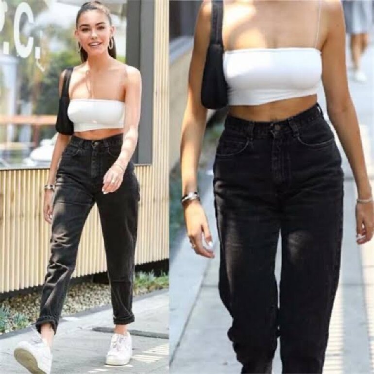 Boyfriend jeans negro de Weekend de segunda mano - GoTrendier