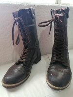 Botas cafes sin tacón de Otras marcas de segunda mano - GoTrendier