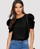 Blusa negra moderna de Shein de segunda mano - GoTrendier