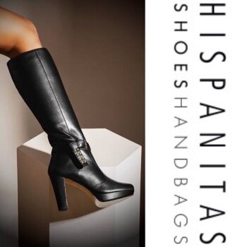 Botas negras altas de Hispanitas de segunda mano - GoTrendier