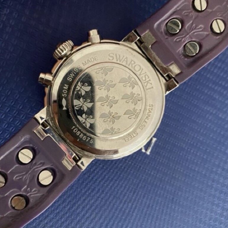 Reloj Swaroski Octea Sport Morado de Swarovski de segunda mano
