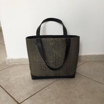 Bolsa de piel animal print de Jasad de segunda mano - GoTrendier
