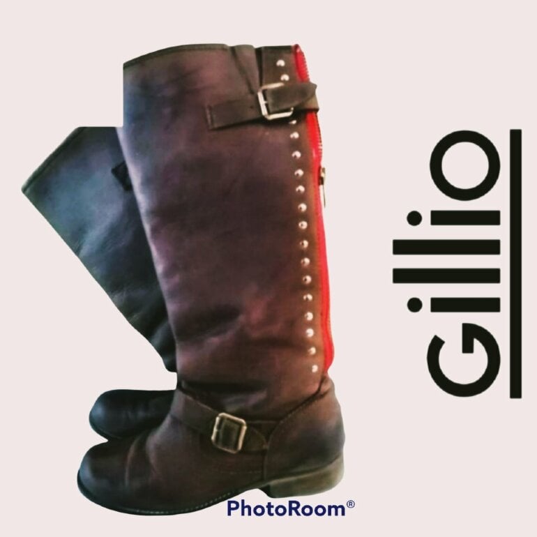 Botas altas de piel de Gillio de segunda mano - GoTrendier