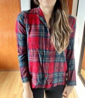 Top de pijama a cuadros de Oysho de segunda mano - GoTrendier