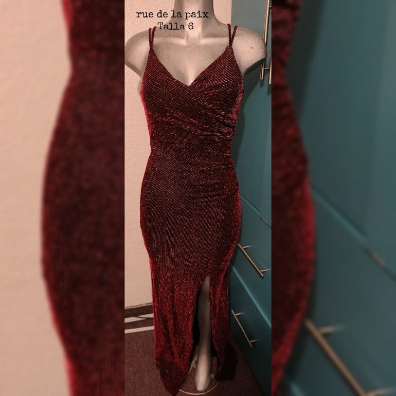 Vestido rojo Rue de la paix de Rúe de la paix de segunda mano - GoTrendier