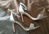 Zapatillas plateadas Nine west de segunda mano - GoTrendier