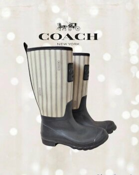 Botas de hule de Coach de segunda mano - GoTrendier