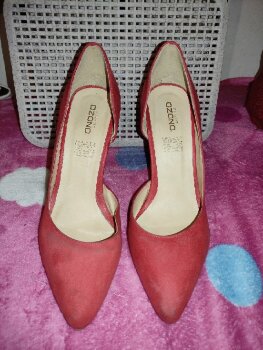 Zapatillas rojas capa de ozono de segunda mano - GoTrendier