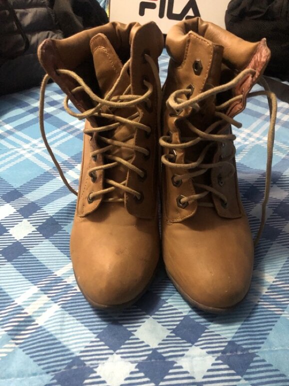 Botines color camel de Price shoes de segunda mano - GoTrendier