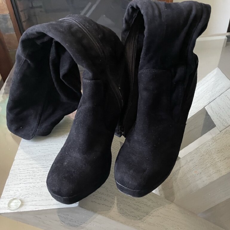 Botas negras de dama. Ozono en Miguel Hidalgo, Ciudad de México por $500 |  Segundamano.mx