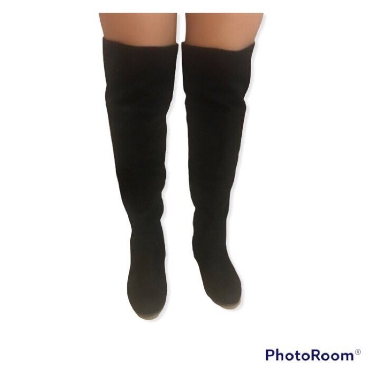 Botas largas gamuza de Desconocida de segunda mano - GoTrendier