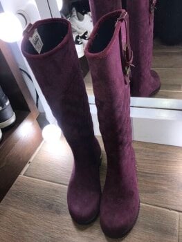 Botas de lluvia moradas de Ulan de segunda mano - GoTrendier