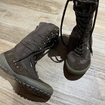 Botas estilo militar Jeep café de segunda mano - GoTrendier