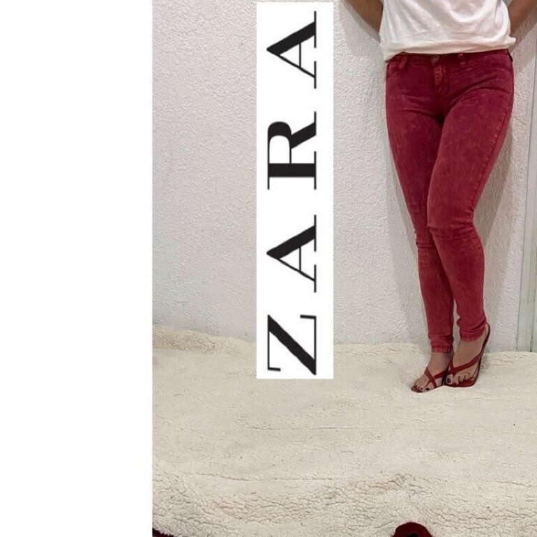 Zara pantalon rojo de segunda mano - GoTrendier