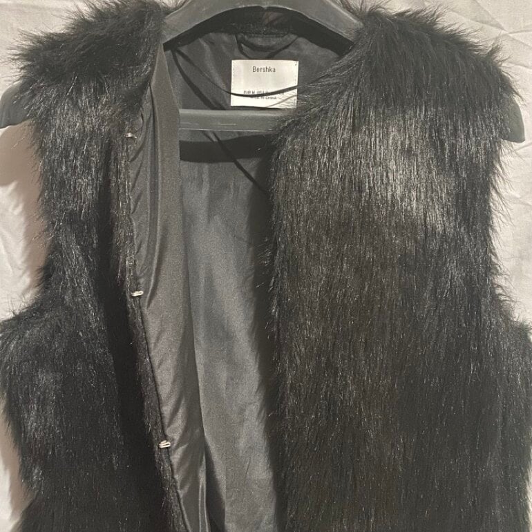 Fur Chalecos De Pelo Bershka Bershka Brown Faux Fur Gilet/ Vest
