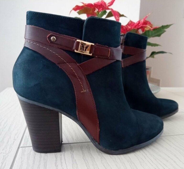 Botines Flexi azul marino de segunda mano - GoTrendier